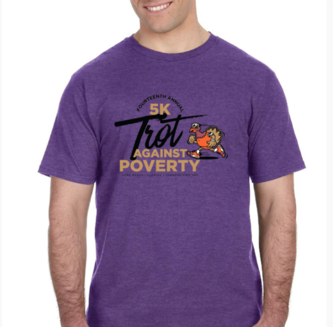 2021 Trot Against Poverty Event T-Shirt